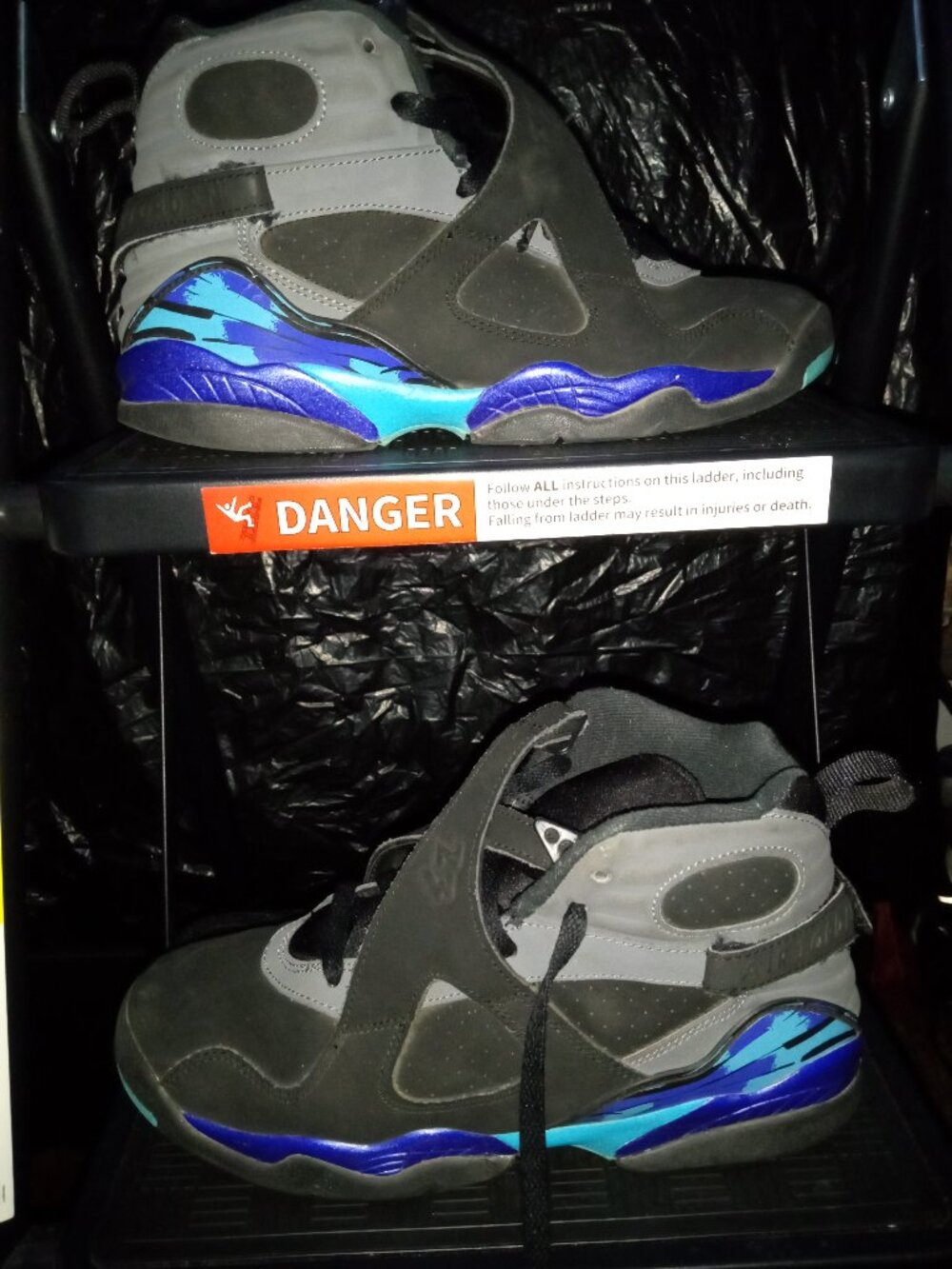 Jordan Retro 8 Aqua GS 7Y